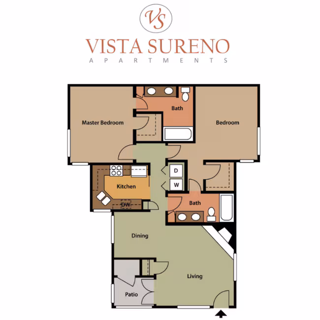 Unit 2060 1044 floor plan